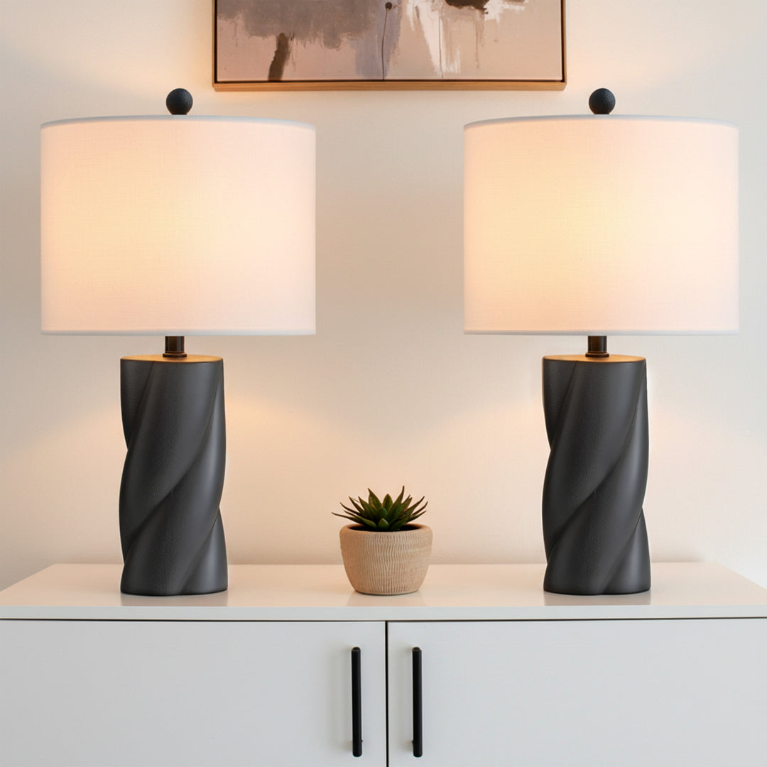 Modern Ceramic Table Lamp (Set of 2)