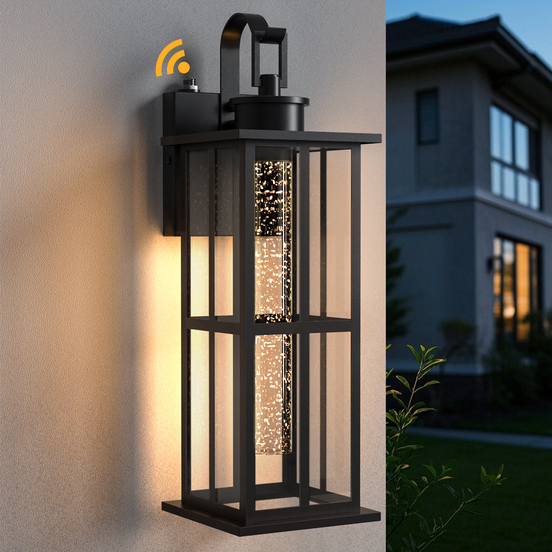 Veranda 20'' H Dimmable Led Black Iron Outdoor Wall Light #OW7108