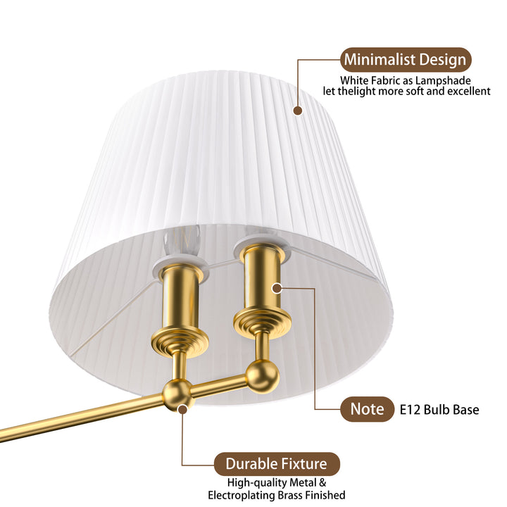 4-Light Dimmable Classic And Traditional Shaded Liner Pendant #19227