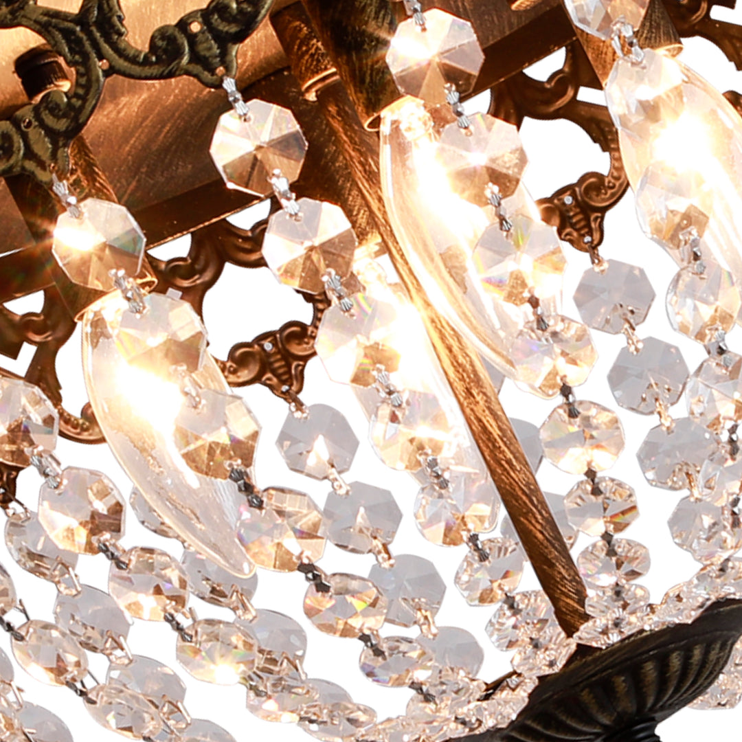 Maxax 4 - Light 15'' Bowl-Shaped Flush Mount #MX19132