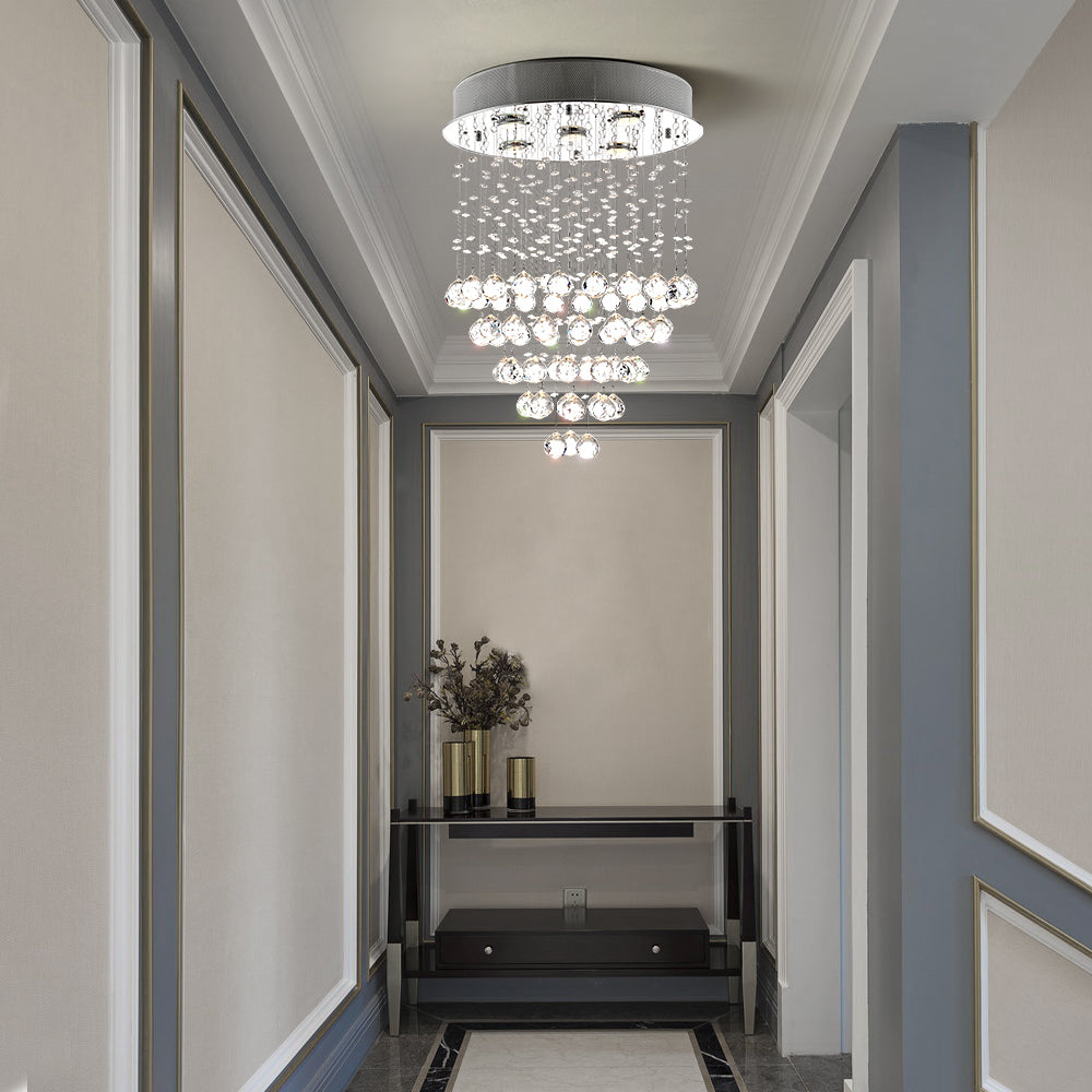 Maxax 5 - Light Tiered Crystal Ceiling Chandelier #MX19029