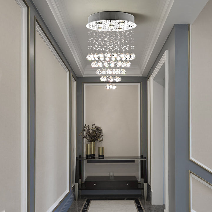 Maxax 5 - Light Tiered Crystal Ceiling Chandelier #MX19029