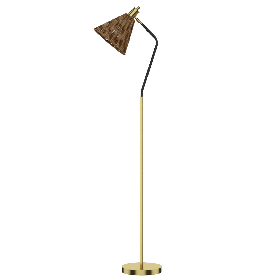 Maxax 62 Nature Rattan Task/Reading Floor Lamps #F137