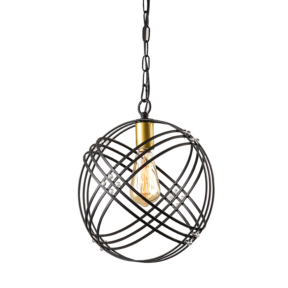 Maxax 1 - Light Unique Statement Globe Pendant #MX19043-1-P