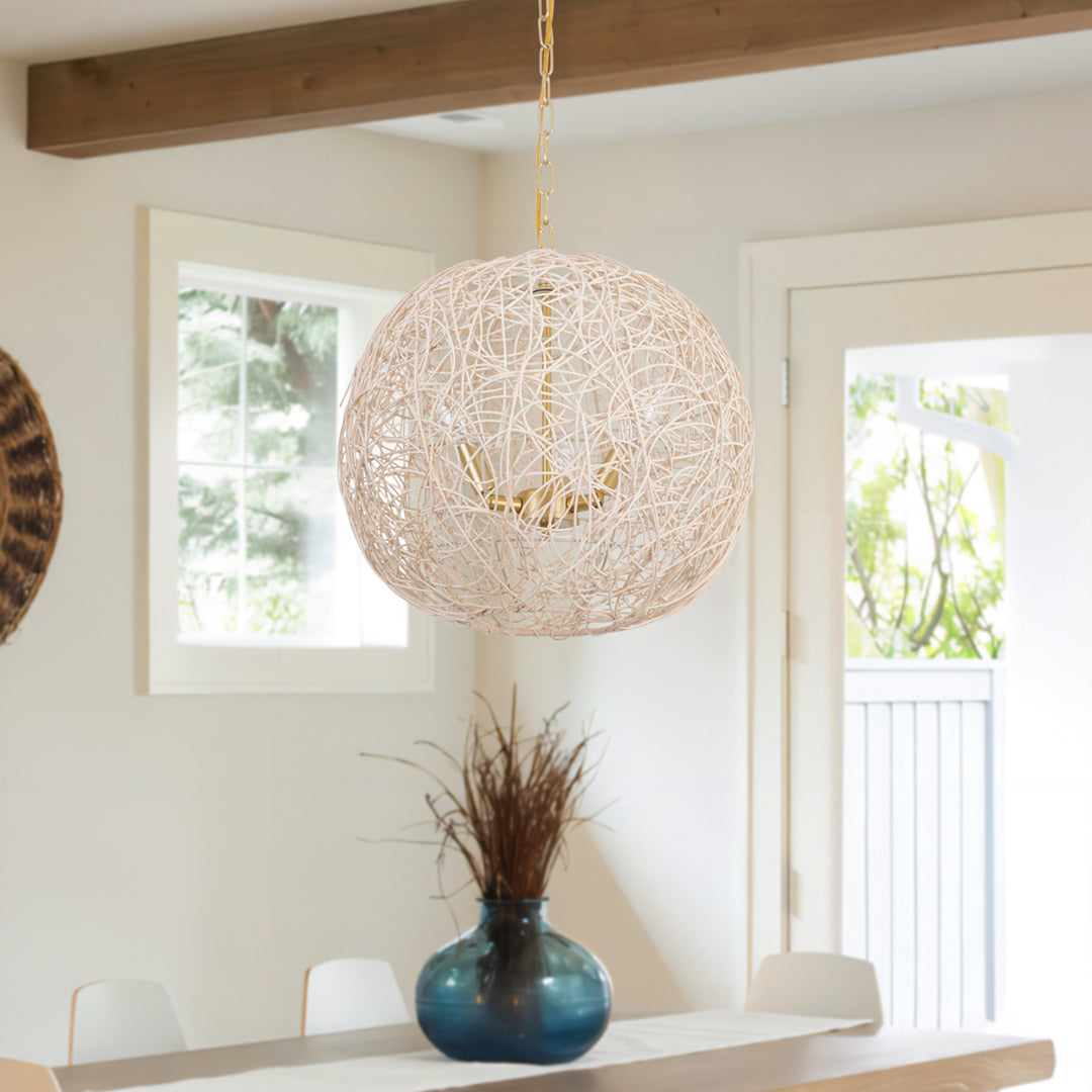 Maxax 3 - Light Dimmable Globe Chandelier #19201-3WD