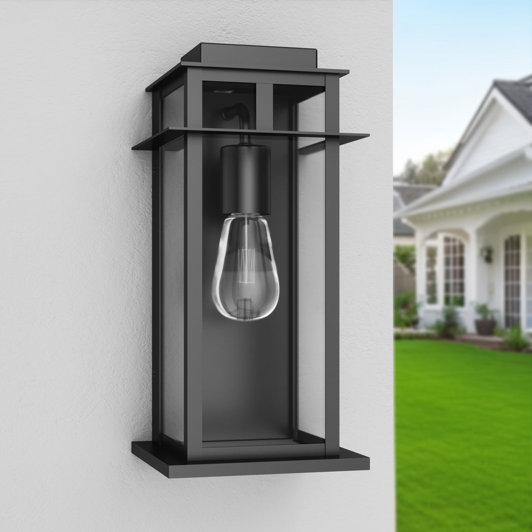 Solstice Outdoor Wall Lantern With Dusk To Dawn #7072