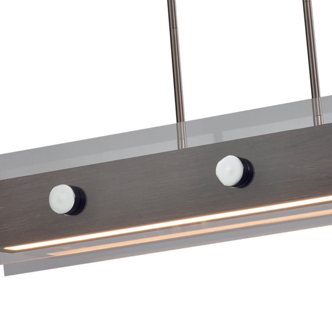 Maxax 1- Light Kitchen Island Linear LED Chandelier Lighting Fixture #MX2026