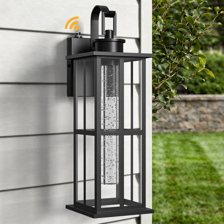 Veranda 20'' H Dimmable Led Black Iron Outdoor Wall Light #OW7108