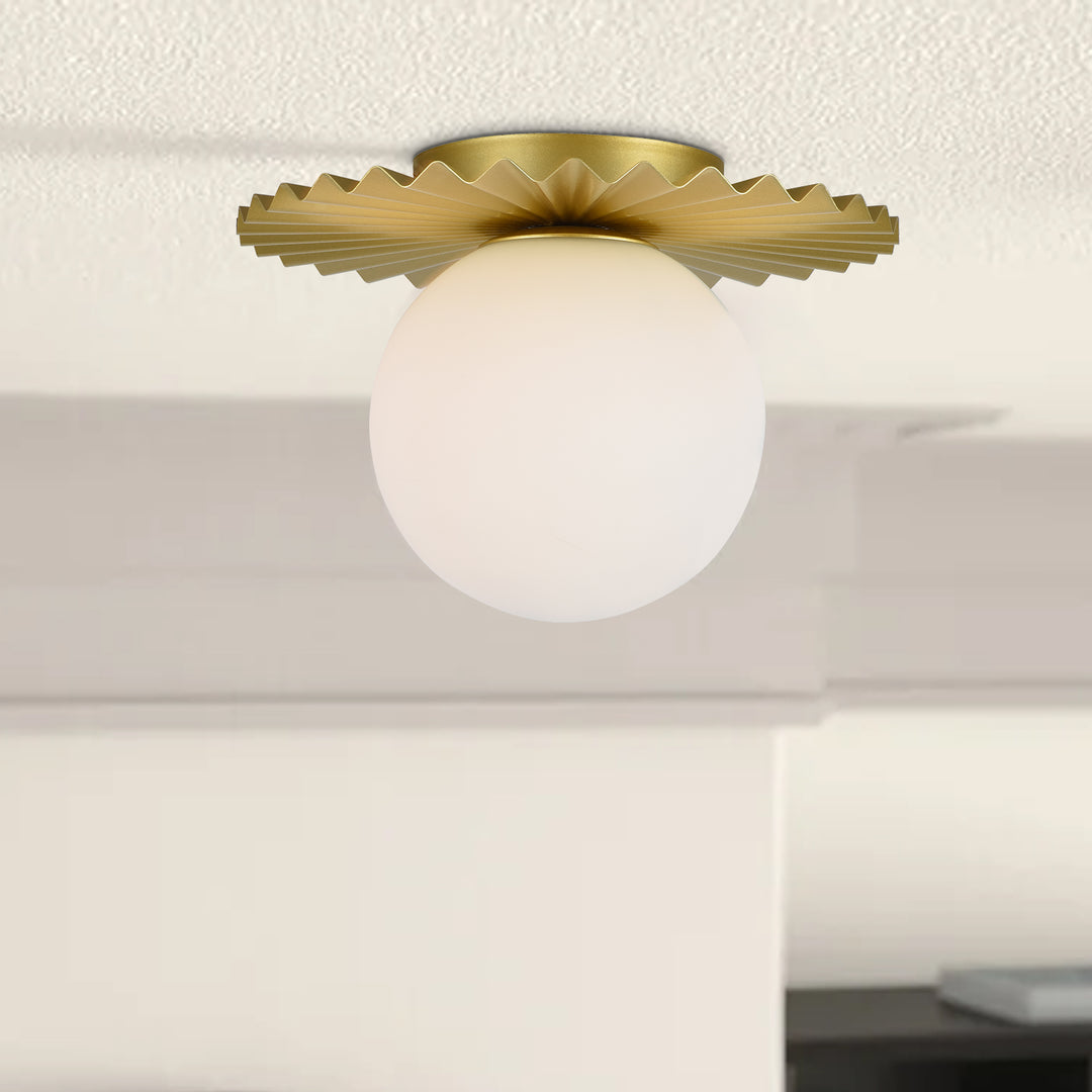 Maxax Glass Flush Mount Ceiling Lamp #MX5016