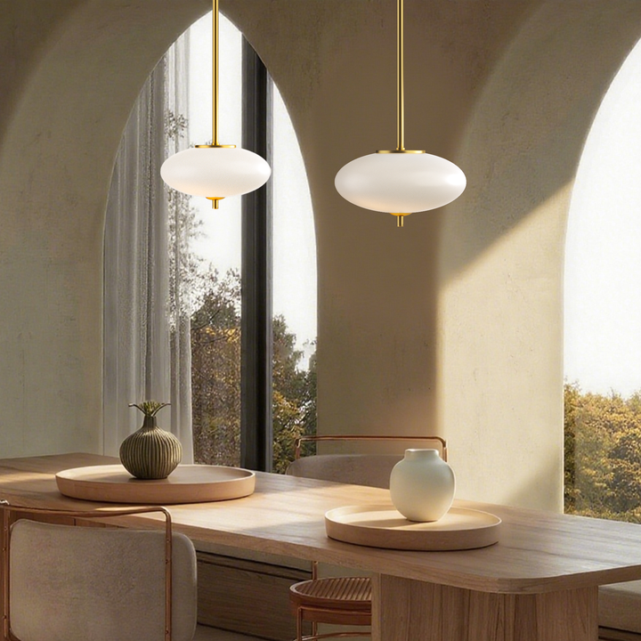 1 - Light Dimmable Modern Glass Led Pendant Light For Hallway/Kitchen Island #29018