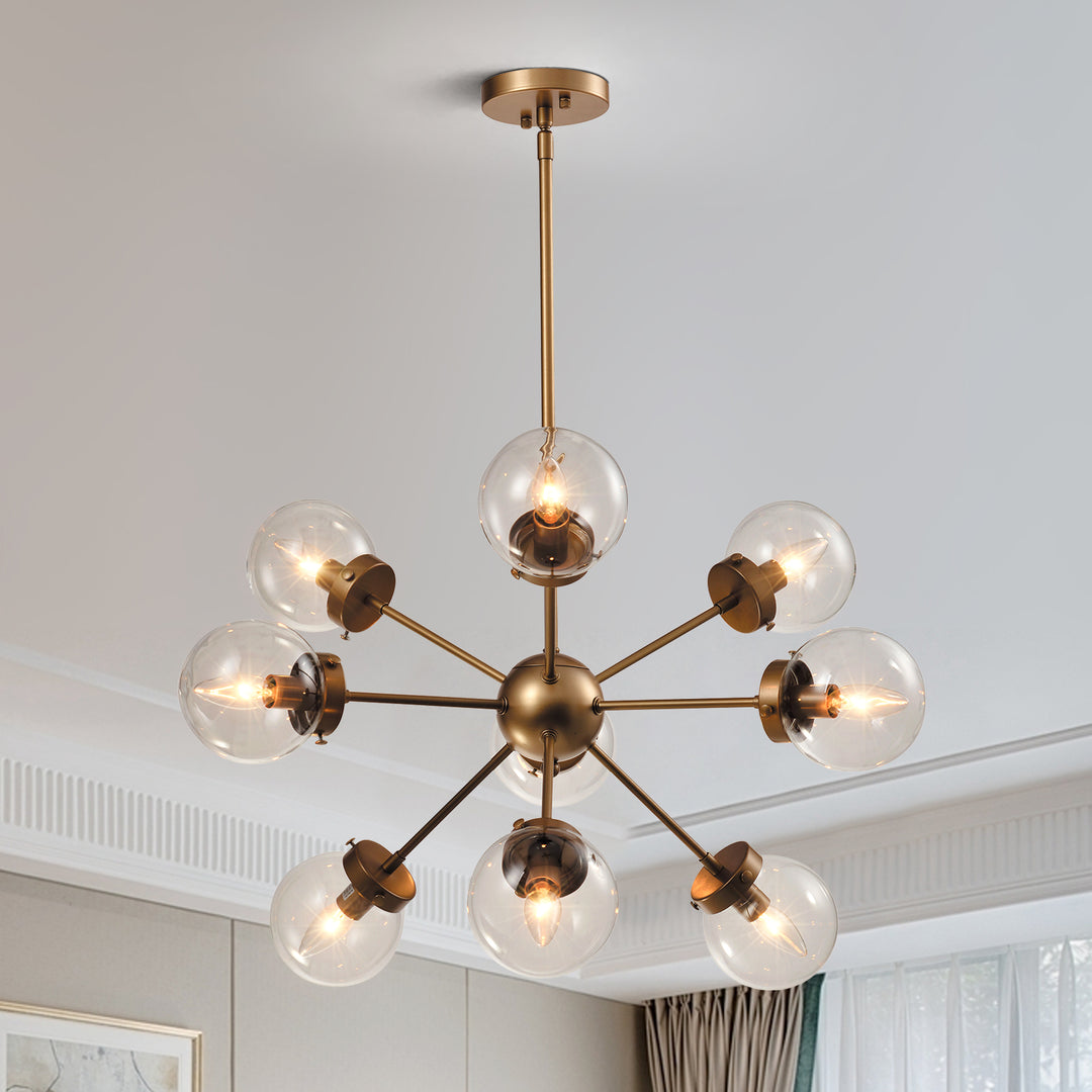 Maxax 9 - Light Sputnik Sphere Chandelier #MX1602