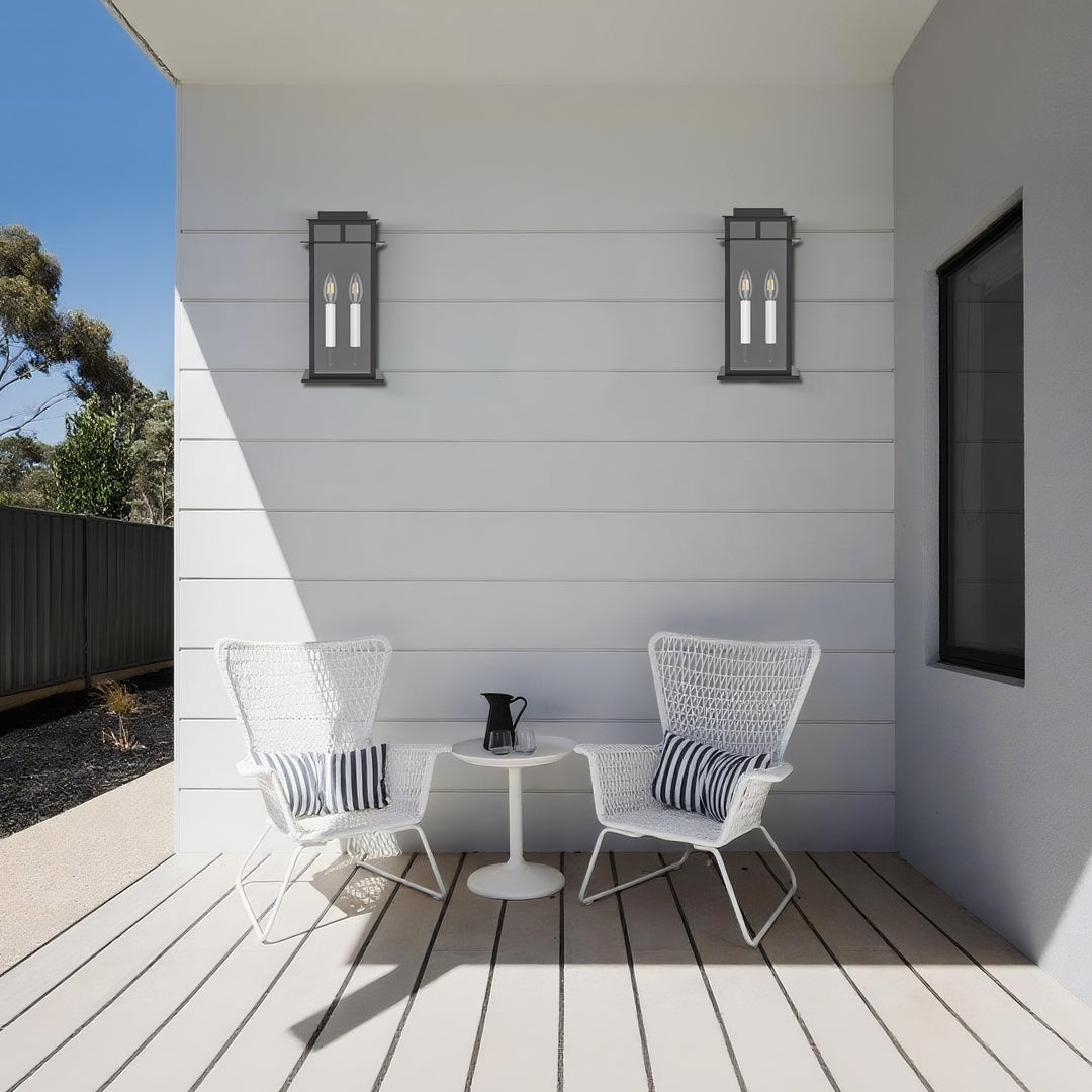 Solstice Outdoor Wall Lantern With Dusk To Dawn #7072