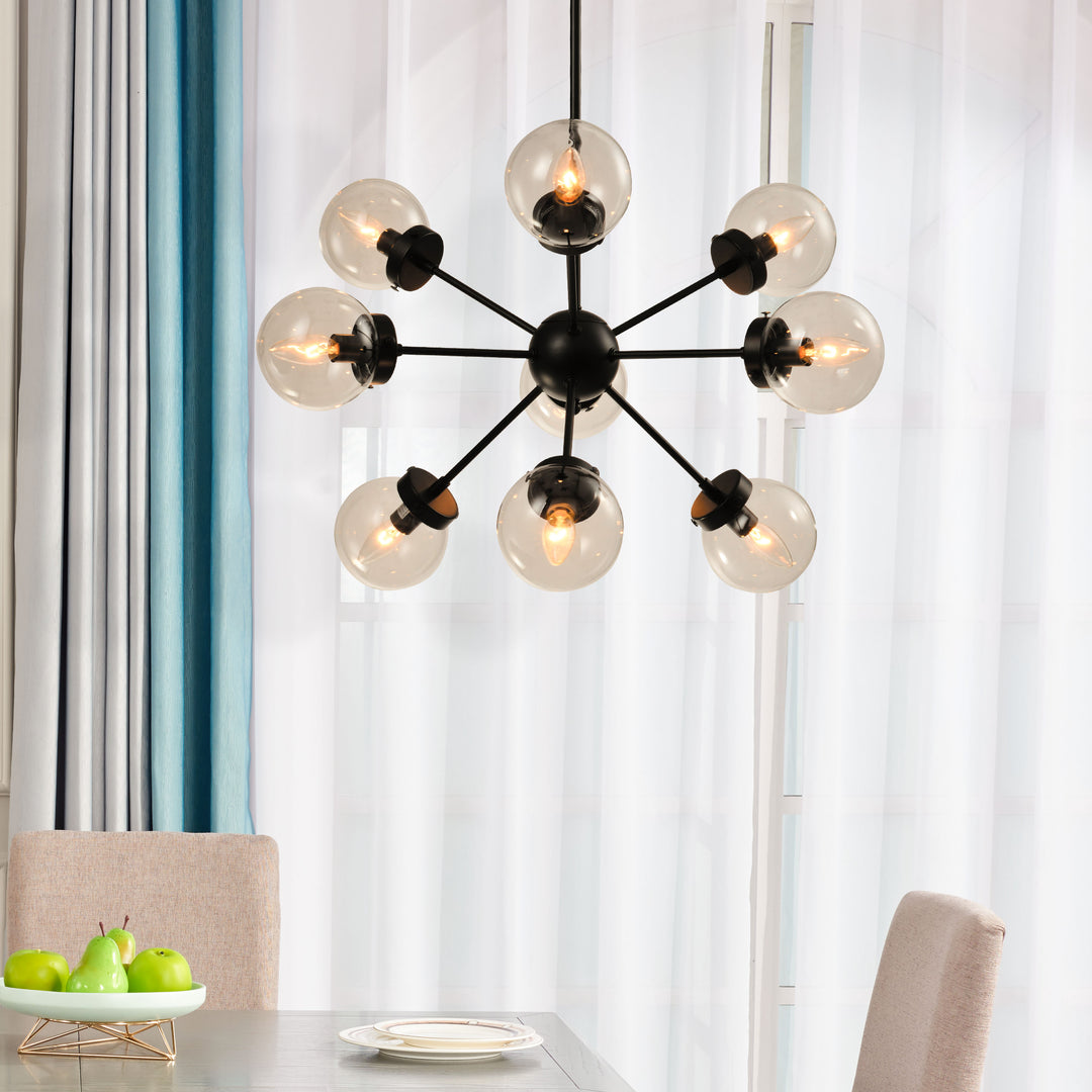 Maxax 9 - Light Sputnik Sphere Chandelier #MX1602-P9