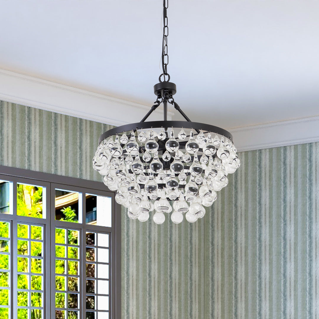 Maxax 5 - Light Dimmable Tiered Chandelier #19206