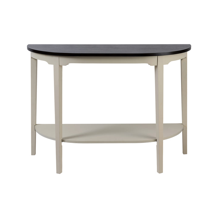 Timeless 31.5'' Round Modern Solid Wood Coffee Table With 2-Tier Shelves #51003