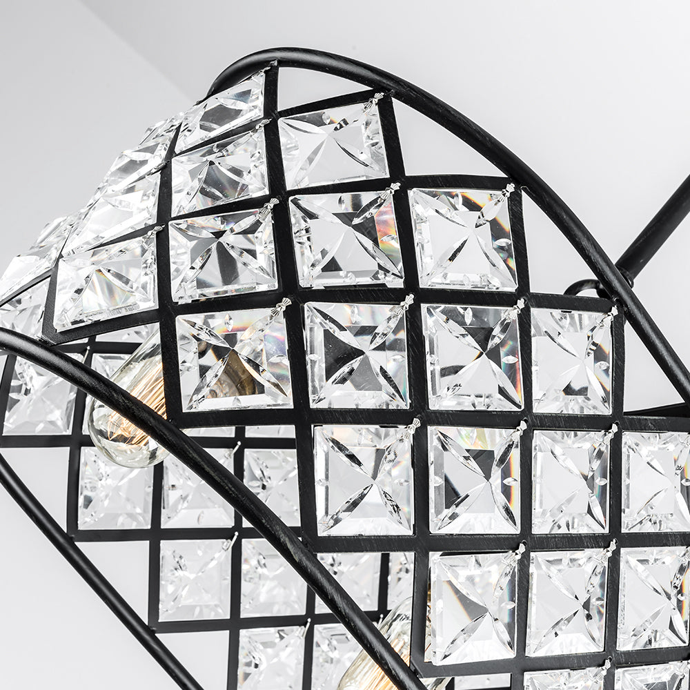 Maxax 5-Light Rectangle Crystal Chandelier #MX19015-5-P