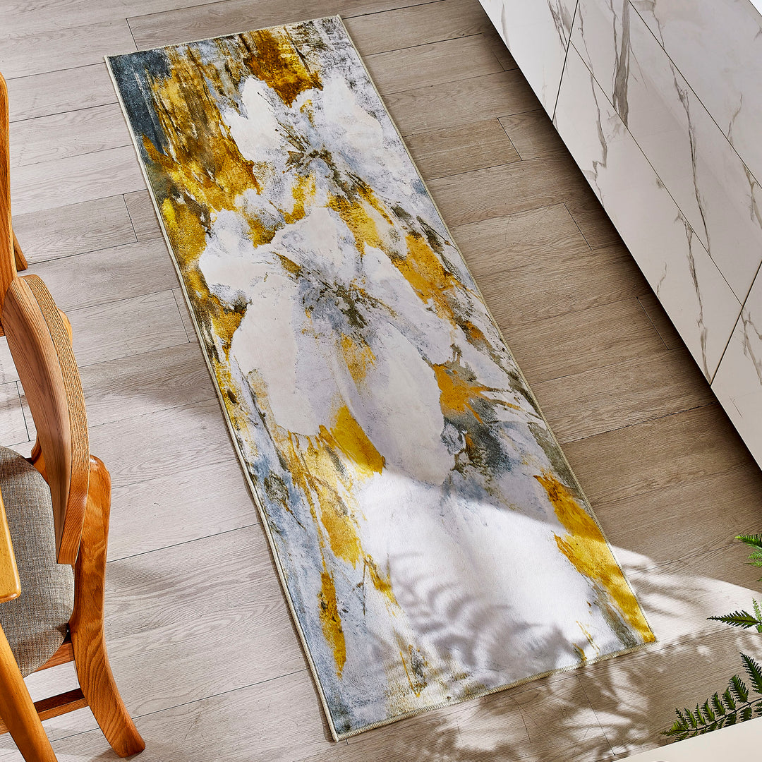 Lobello Abstract Blossom Area Rug