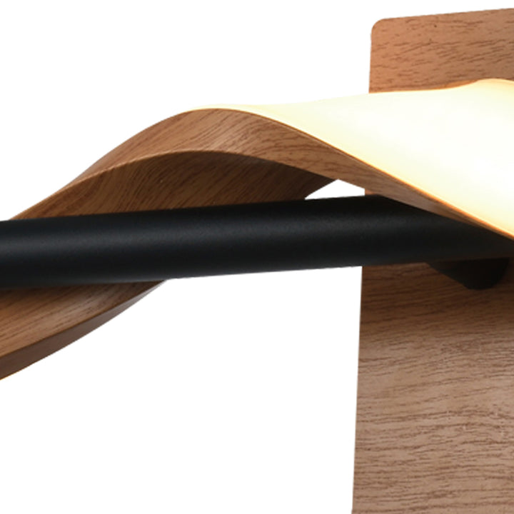 1 - Light 18"W Dimmable LED Brown Iron Vanity Light #MX21052