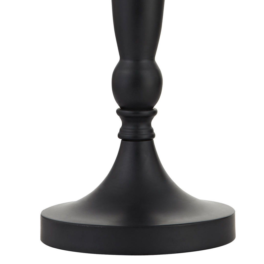 Matte Traditional Floor & Table Lamp Set (Set of 3) #TF102-BK