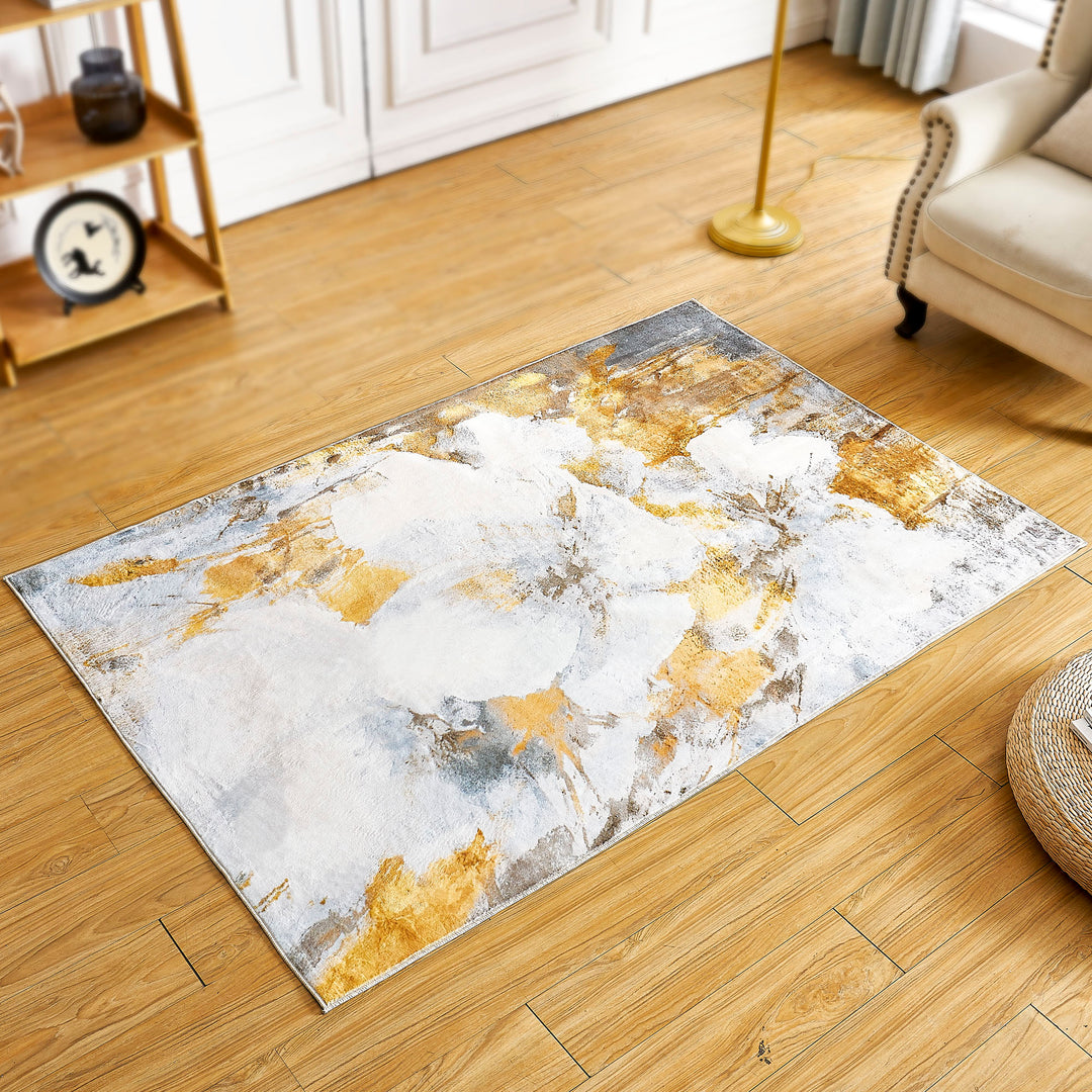 Lobello Abstract Blossom Area Rug