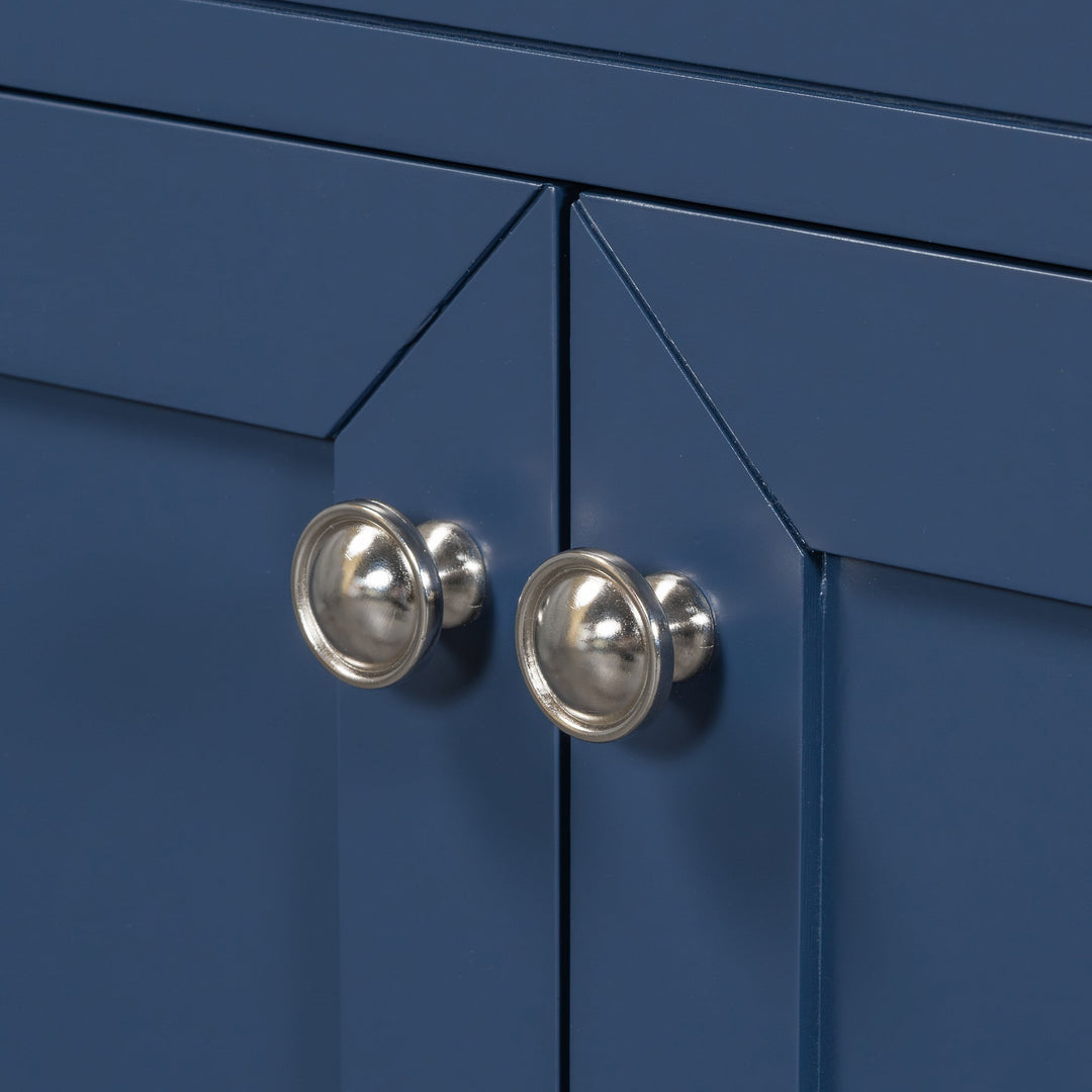 36'' Single Bathroom Vanity Cabinet With Ceramic Top #BV-007