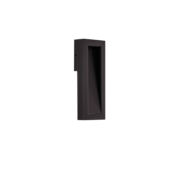 Solstice 15''H Dimmable Led Matte Black Iron Outdoor Wall Light #7085