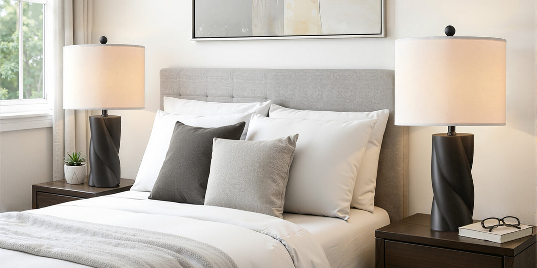 Modern Ceramic Table Lamp (Set of 2)