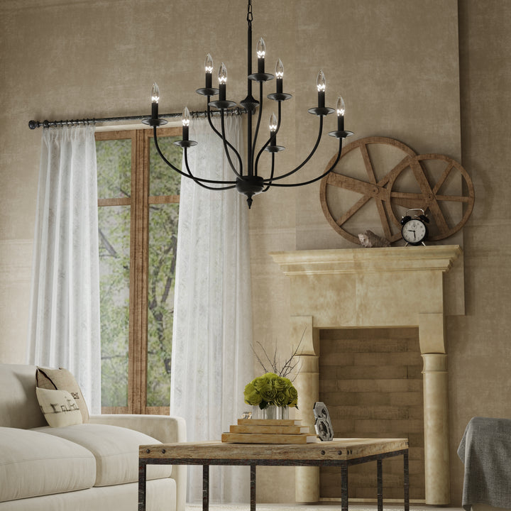 Maxax 9 - Light Dimmable Classic / Traditional Chandelier