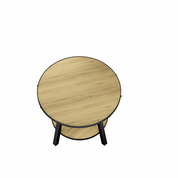 Timeless 23.62'' Vintage Round End Table #30004
