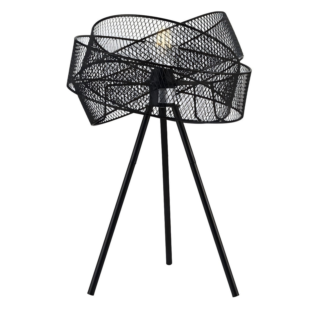 Maxax 18.75 Inch Black Tripod Floor Lamp #T501-BK