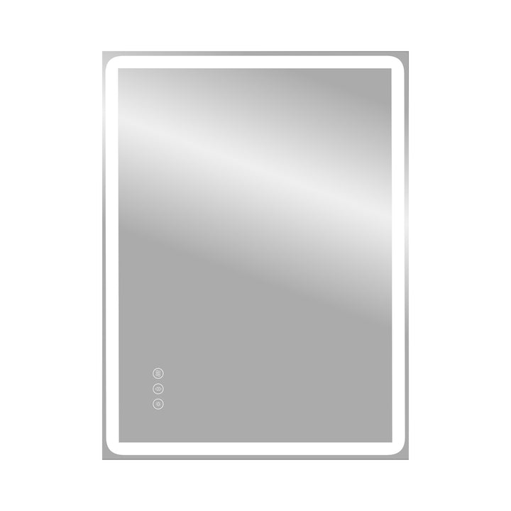 Elevate Home LED Modern Rectangular Anti-Fog Temperature Adjustable Vanity&Bathroom Mirror #RA02