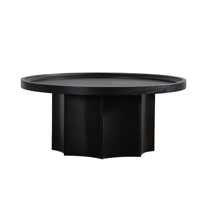 Blend 2-piece Round Nesting Coffee Table Set Wooden End Tables For Living Room&bedroom #25038