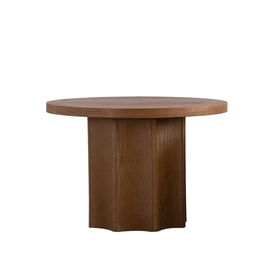 Blend 2-piece Round Nesting Coffee Table Set Wooden End Tables For Living Room&bedroom #25038