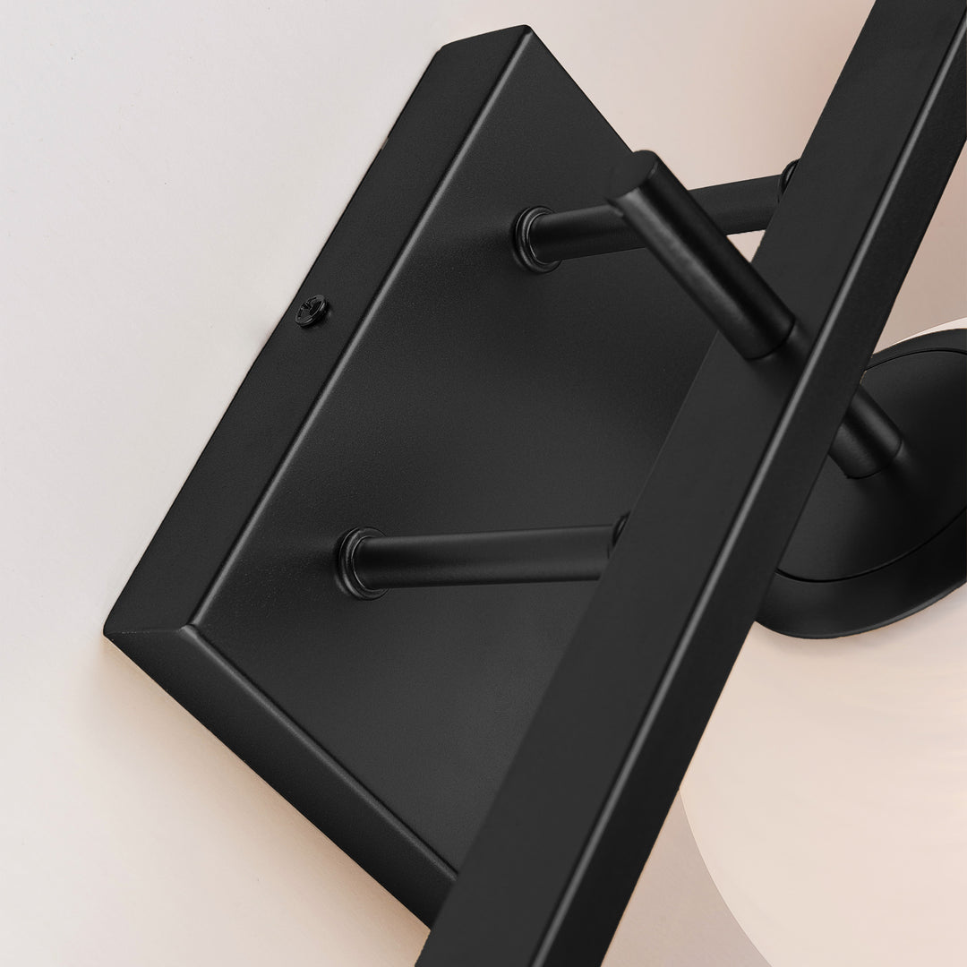 Nimbus Bathroom Vanity Light With Round Shape Cloud Glass Shade #29015