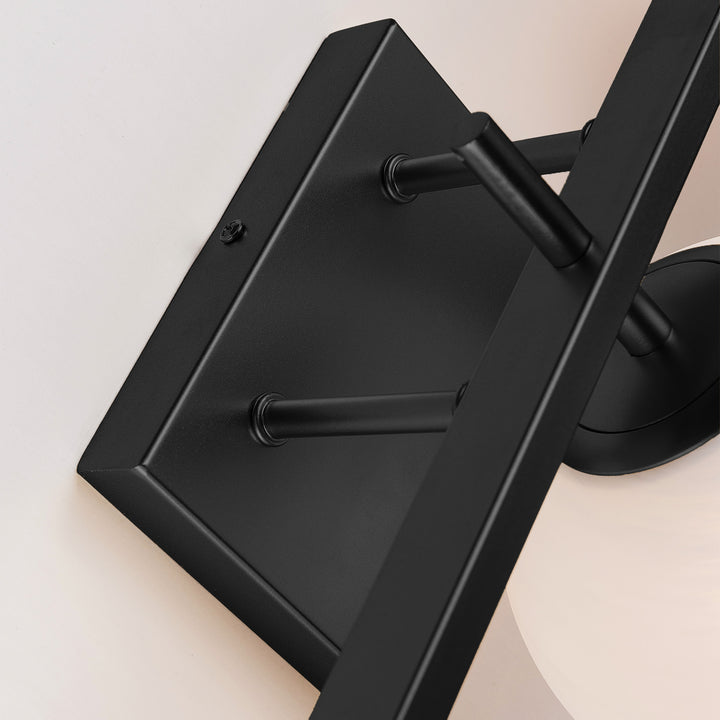 Nimbus Bathroom Vanity Light With Round Shape Cloud Glass Shade #29015