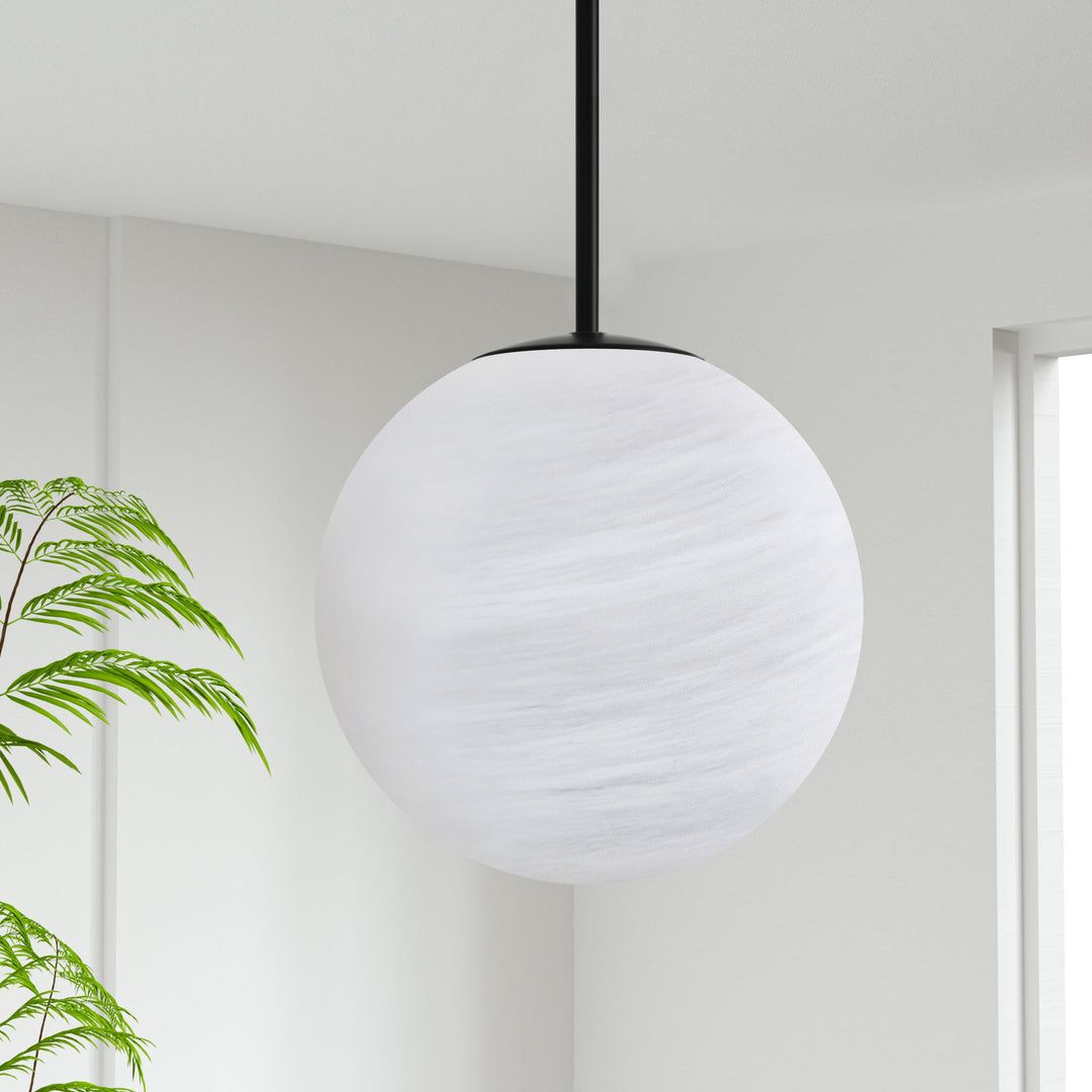 Nimbus 29016-P1BK Cloud Glass Pendant Light #29016