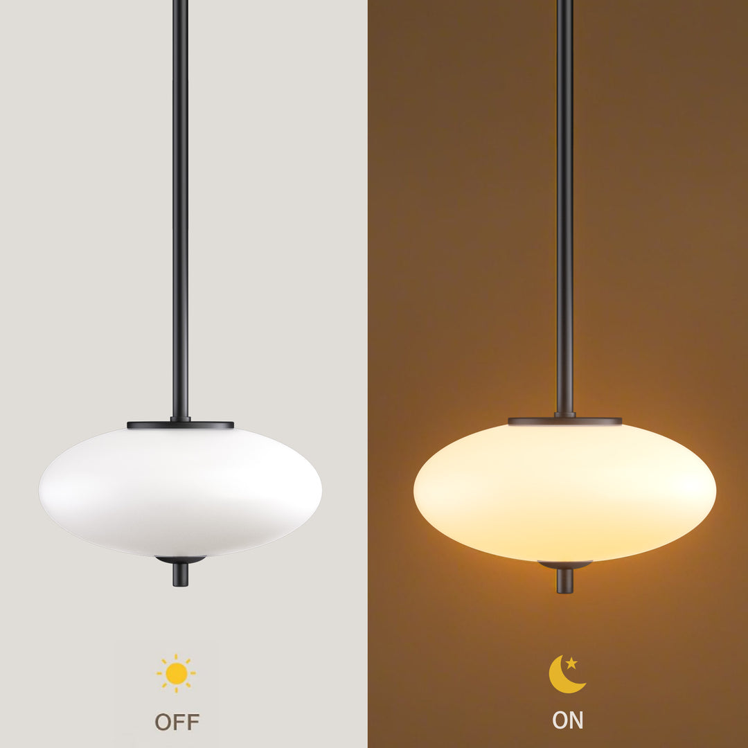 Nimbus 1 - Light Dimmable Modern Glass Led Pendant Light For Hallway/Kitchen Island #29018