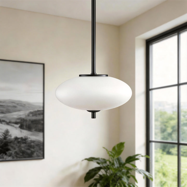 Nimbus 1 - Light Dimmable Modern Glass Led Pendant Light For Hallway/Kitchen Island #29018