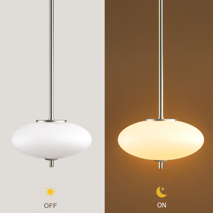 Nimbus 1 - Light Dimmable Modern Glass Led Pendant Light For Hallway/Kitchen Island #29018