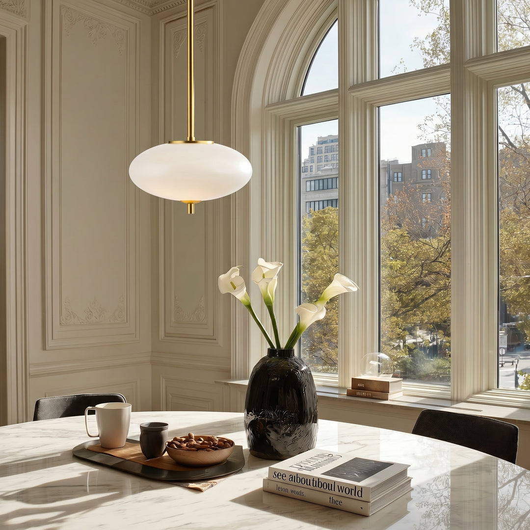 Nimbus 1 - Light Dimmable Modern Glass Led Pendant Light For Hallway/Kitchen Island #29018