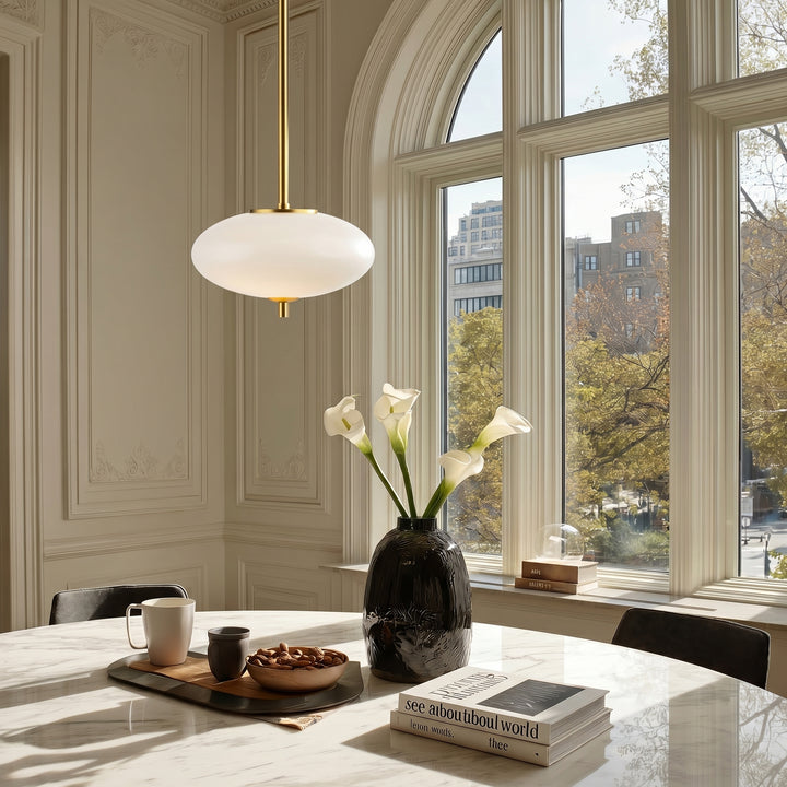 Nimbus 1 - Light Dimmable Modern Glass Led Pendant Light For Hallway/Kitchen Island #29018