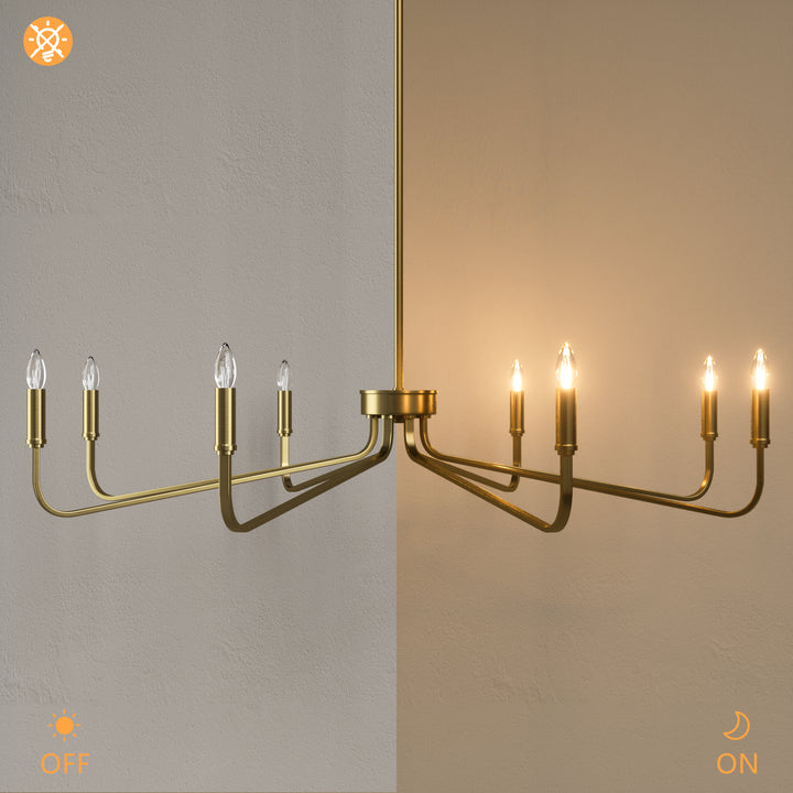 Essence 6 - Light 26"W Dimmable Classic Candle Style Chandelier #29020