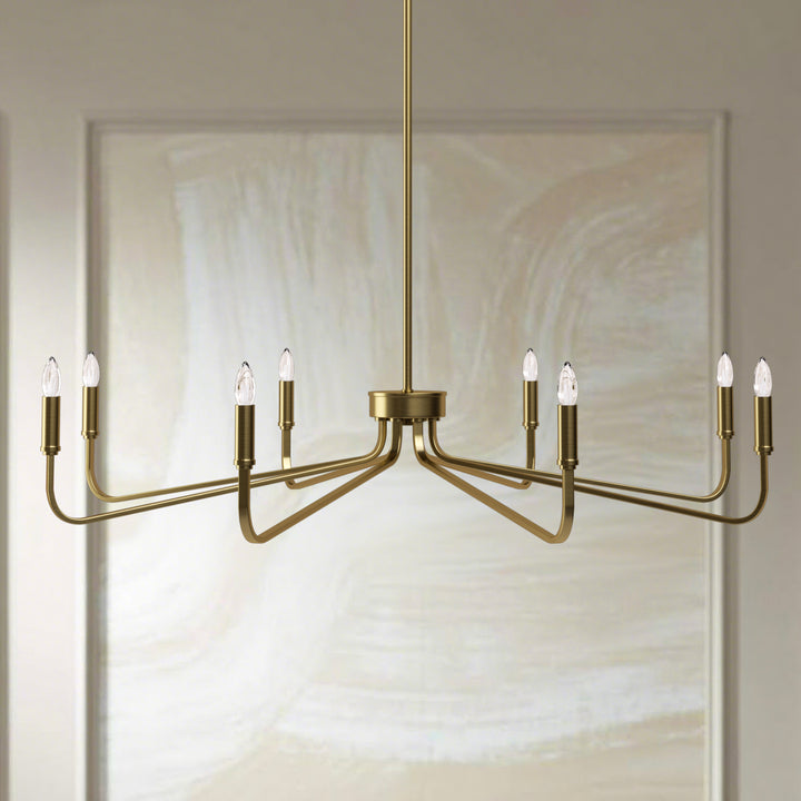 Essence 6 - Light 26"W Dimmable Classic Candle Style Chandelier #29020
