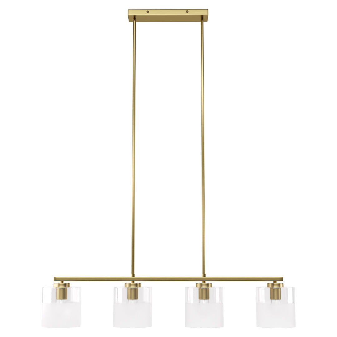 Twilight 4-light 39'' Dimmable Frosted Glass Modern/traditional Chandelier For Dining Room #29025