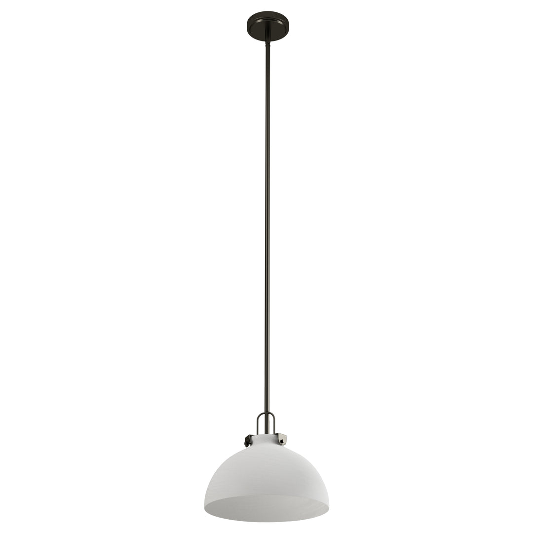 Eclipse 1-light 11.8'' Dimmable Cloud Glass Modern Cone Pendant Light