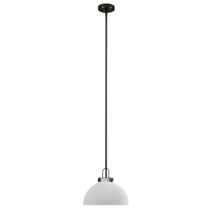 Eclipse 1-light 11.8'' Dimmable Cloud Glass Modern Cone Pendant Light