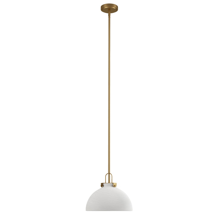 Eclipse 1-light 11.8'' Dimmable Cloud Glass Modern Cone Pendant Light