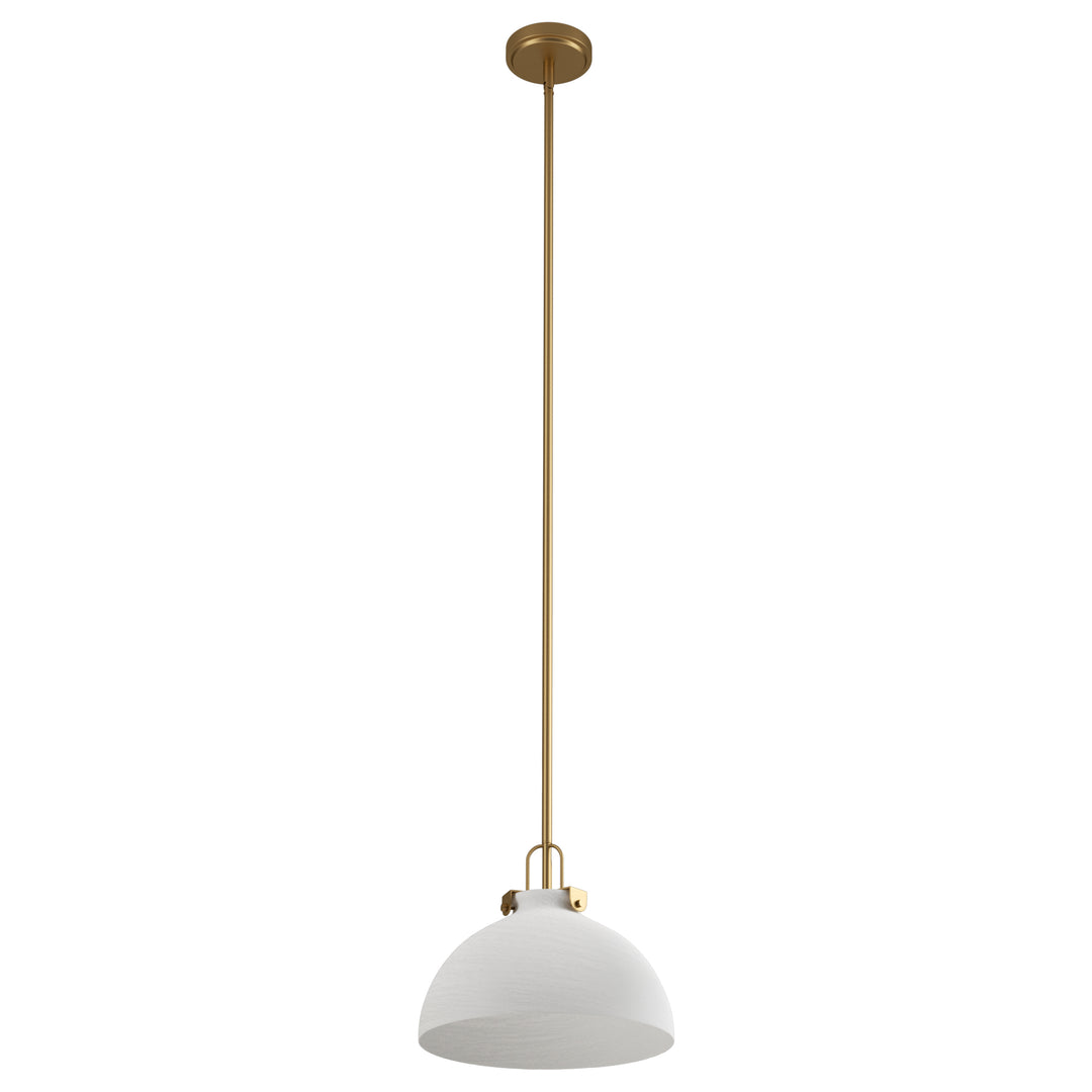 Eclipse 1-light 11.8'' Dimmable Cloud Glass Modern Cone Pendant Light