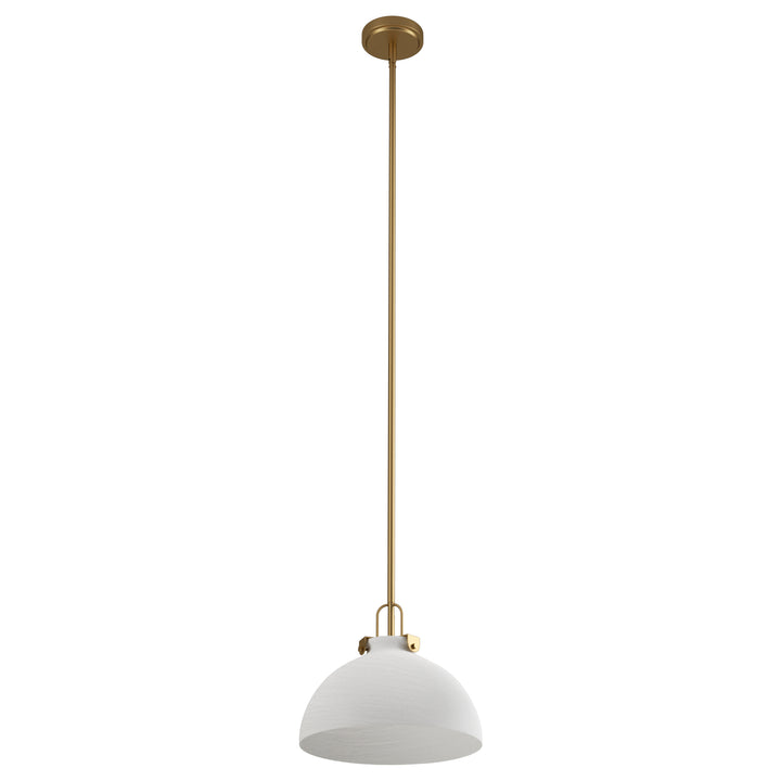 Eclipse 1-light 11.8'' Dimmable Cloud Glass Modern Cone Pendant Light