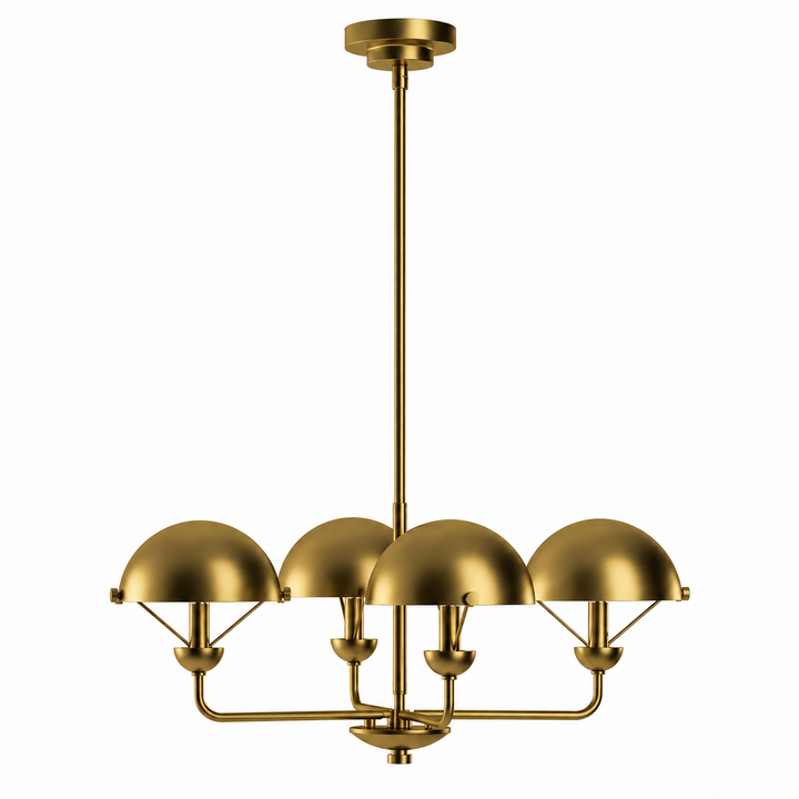 Eclipse 4-Light Sculptural Dome Chandelier 